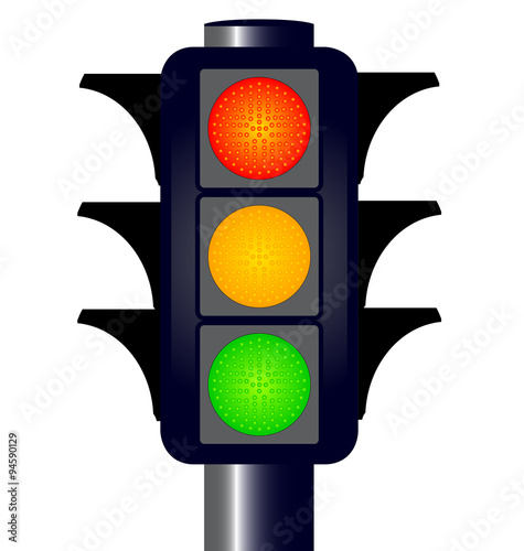 Hooded Traffic Lights