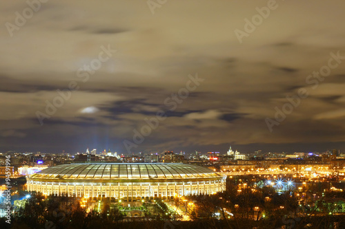 Moscow night photo