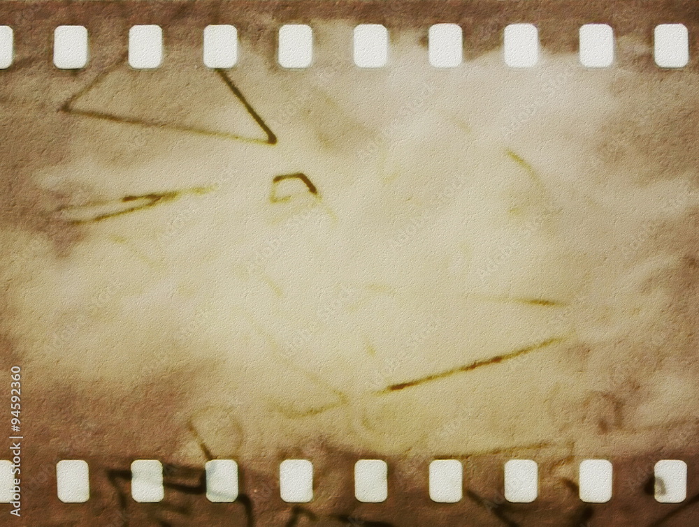 Naklejka premium grunge film strip background