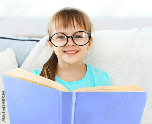 Beautiful little girl with ...