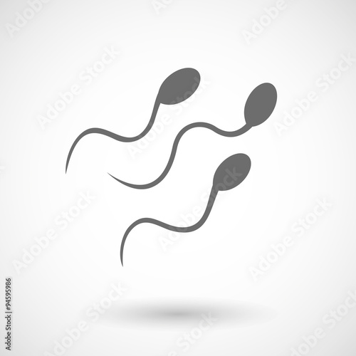 Illustration of sperm cells