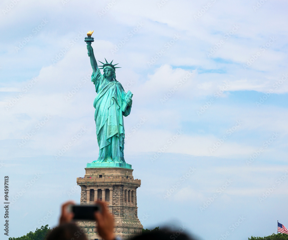 Obraz premium The Statue of Liberty in New York City