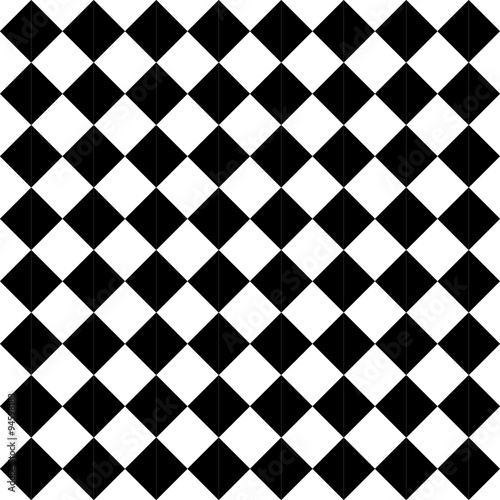 Vector modern seamless geometry pattern checkered, black and white abstract geometric background, trendy print, monochrome retro texture, hipster fashion design