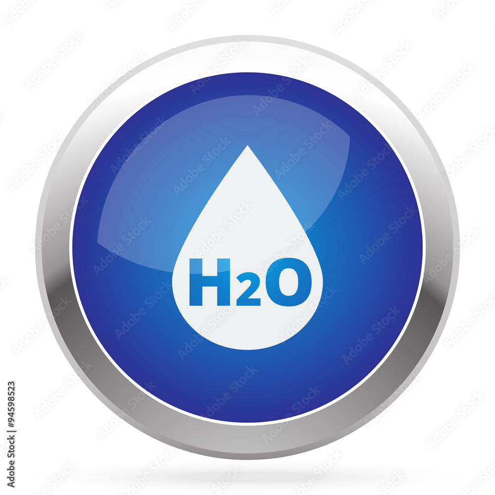 White Water icon on blue web app button White Water icon on blue web app button