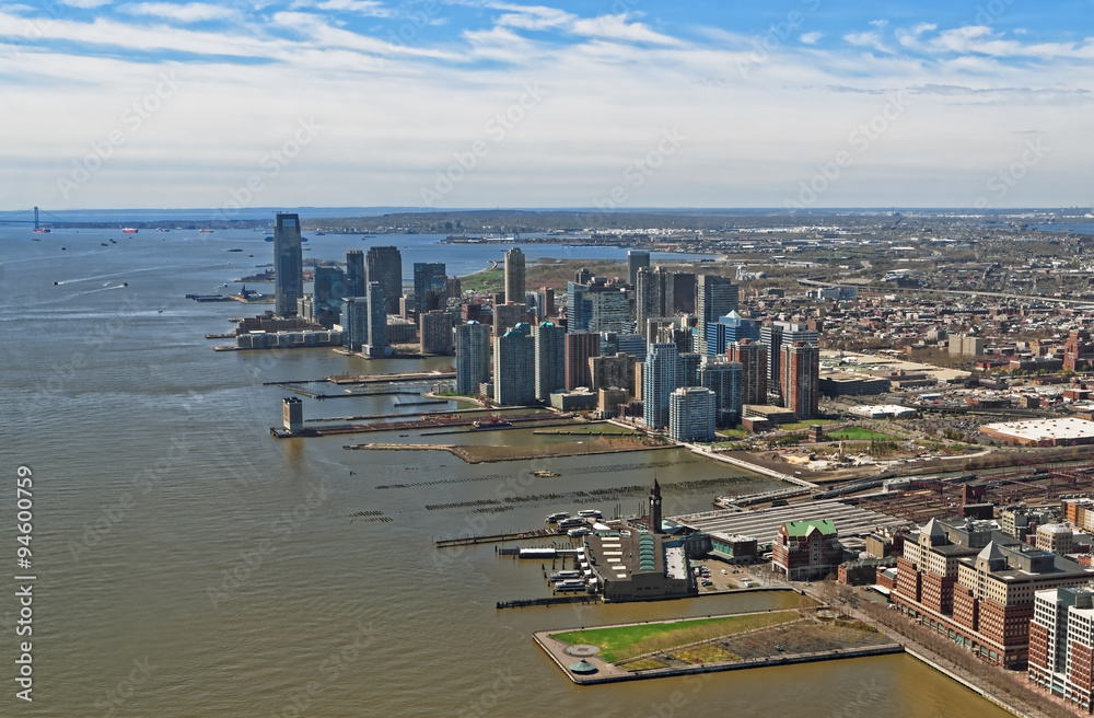 Obraz premium Aerial view of Brooklyn, most populous borough of New York City