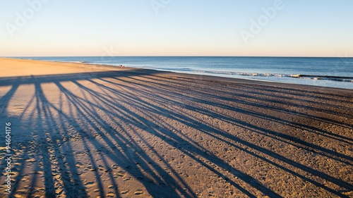 long pier at folly beach, charleston, south carolina, usa