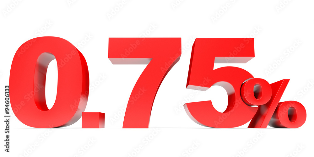 Red zero point seven five percent off. Discount 0.75 percent. Red zero point seven five percent off. Discount 0.75 percent.