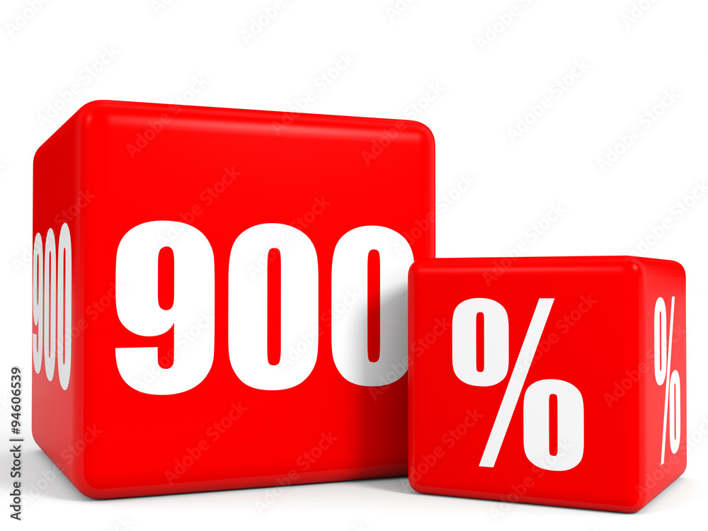 Red sale cubes. Nine hundred percent discount. Red sale cubes. Nine hundred percent discount.