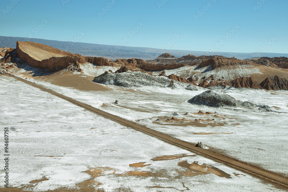 Amphitheatre in Moon Valley, Atacama Desert, Chile Amphitheatre in Moon Valley, Atacama Desert, Chile