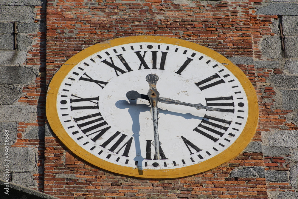 clock with roman numerals