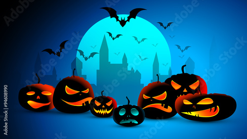 halloween, notte, festa di halloween