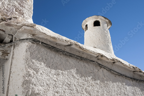 Arquitectura rural de las calles del municipio de Capileira en la provincia de Granada, Andalucía photo