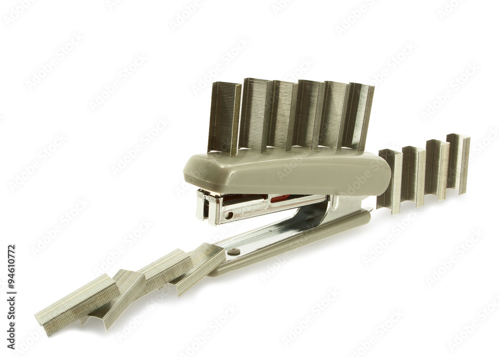 Stapler and staples set Stapler and staples set