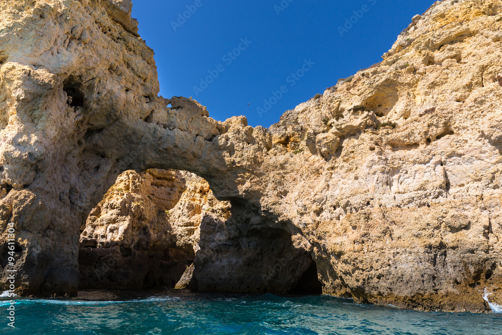 Beautiful cliffs in the ocean