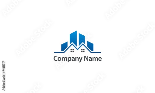 homes modern building company logo
