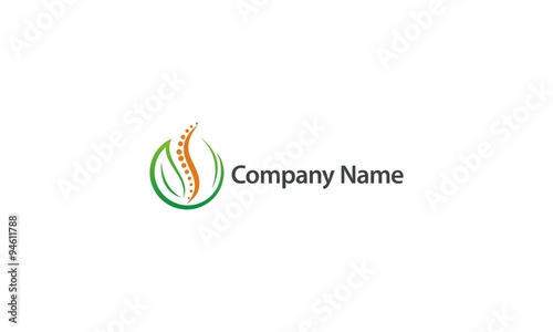 backbone heal organic health leaf logo