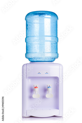 water cooler dispenser isolated on white