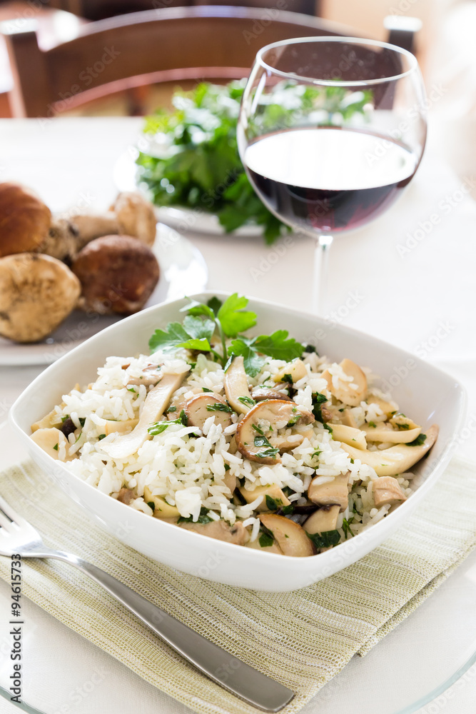 Risotto ai funghi Risotto ai funghi