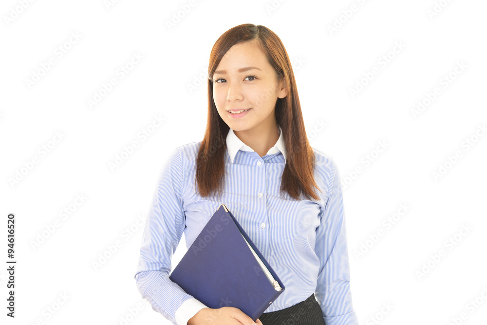 笑顔のビジネスウーマン