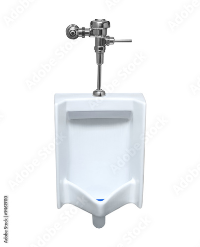 Closeup of a white urinal photo