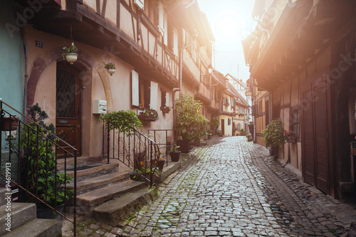 Fototapeta Naklejka Na Ścianę i Meble -  cozy street in Europe