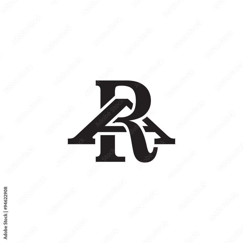 Letter A and R monogram logo Letter A and R monogram logo
