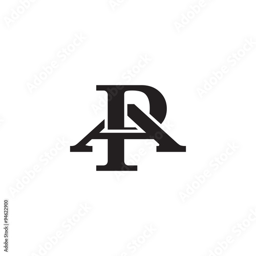 Letter A and P monogram logo