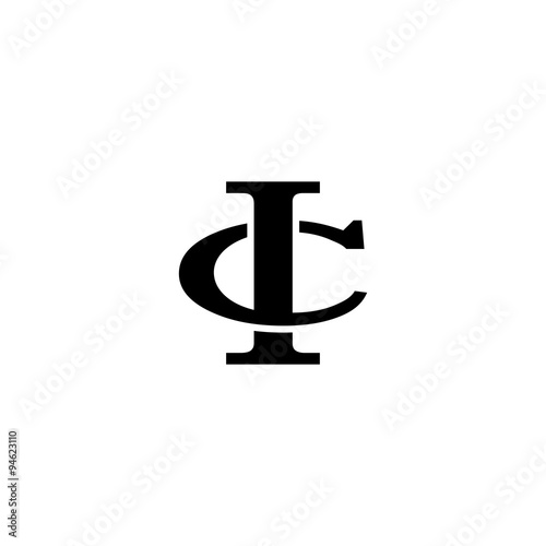 Letter C and I monogram logo