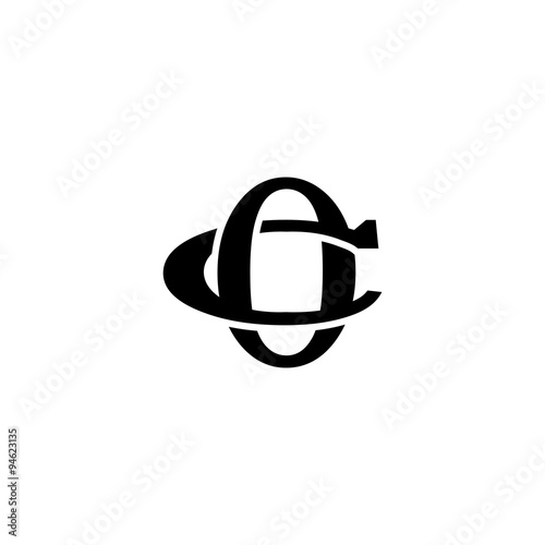 Letter C and O monogram logo