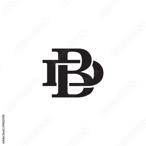 Letter D and B monogram logo