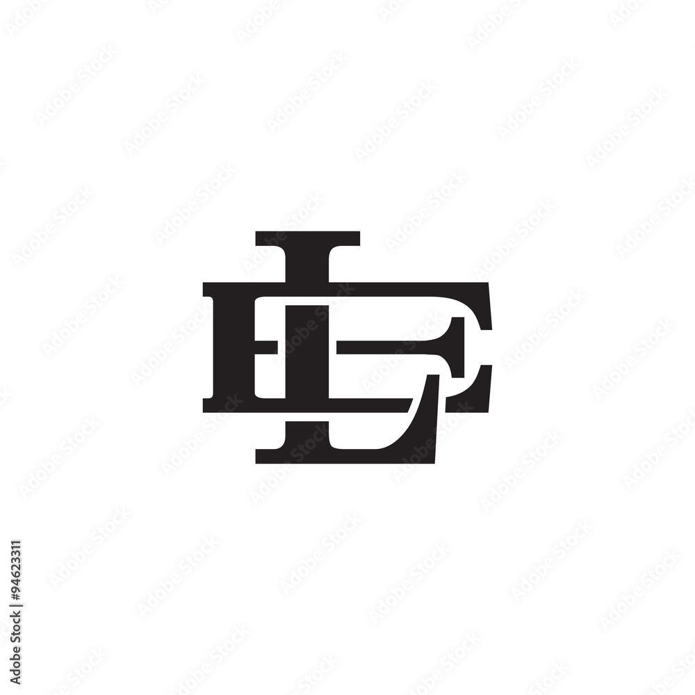 letter-e-and-l-monogram-logo-stock-vector-adobe-stock