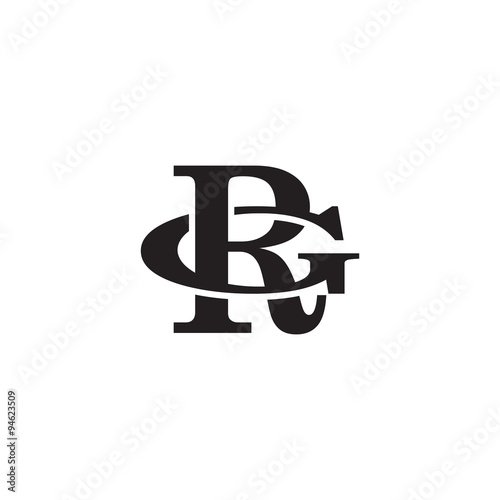 Letter G and R monogram logo photo