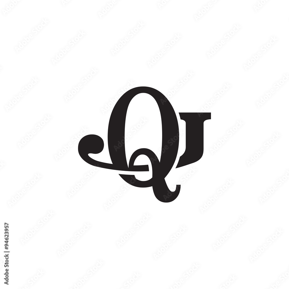 Letter J and Q monogram logo Letter J and Q monogram logo