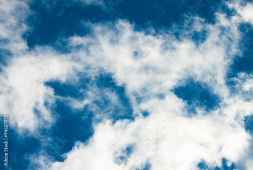 Blue sky with clouds