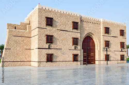 Saudi Arabia, Jeddah, a rebuilded Turkish fort called 'The door of Jeddah' in...