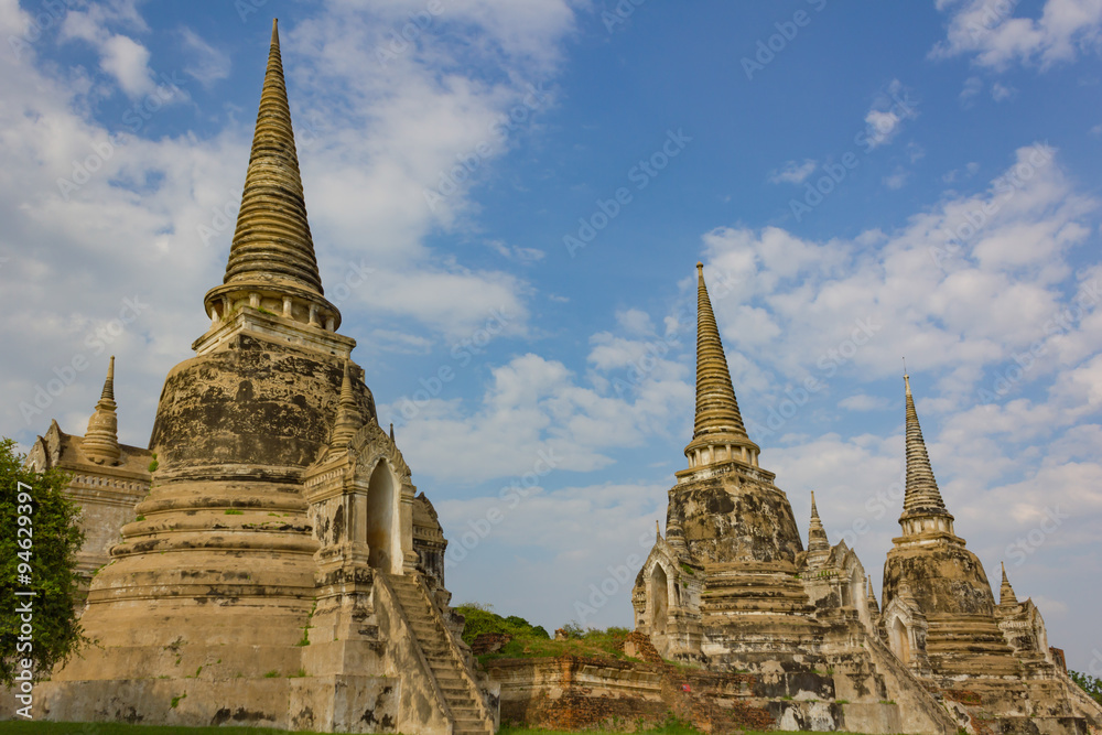 Fototapeta premium ayutthaya temple thailand
