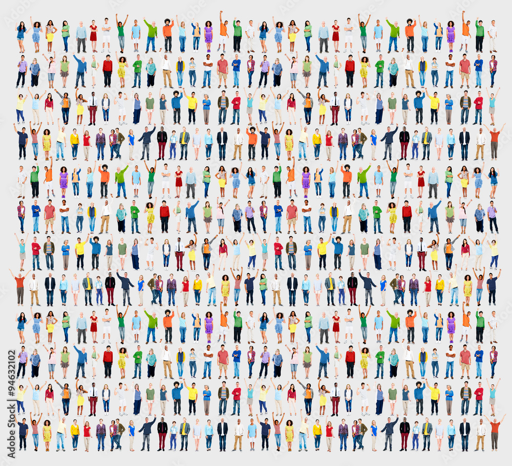 Multiethnic Casual People Togetherness Celebration Arms Raised C Multiethnic Casual People Togetherness Celebration Arms Raised C