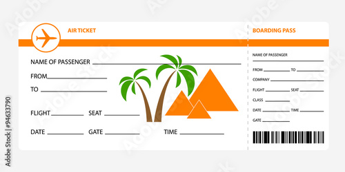 boarding pass egypt