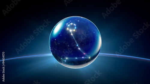 Wallpaper Mural starry night star crystal ball of Horoscopes and Zodiac Signs Torontodigital.ca