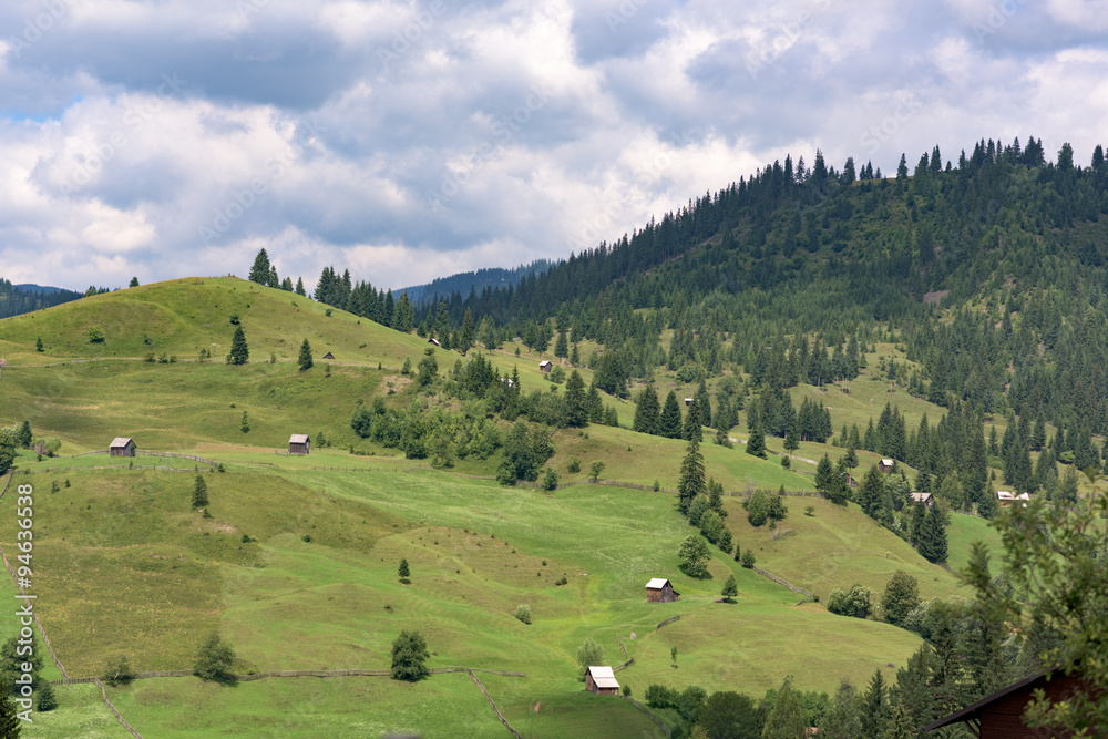 Vatra Dornei Mountain Landscape in Romania