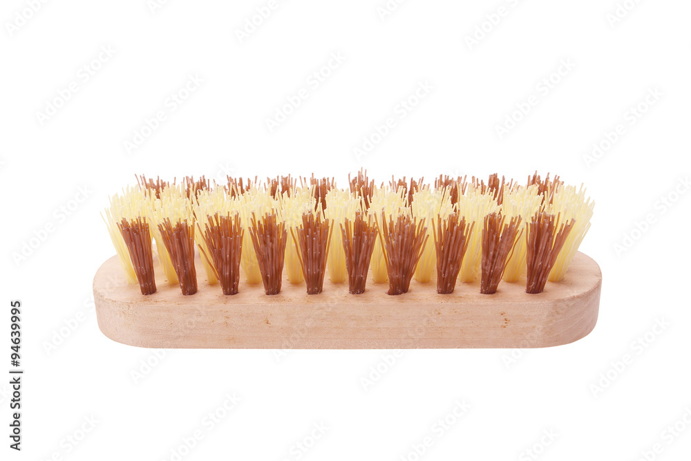 clothes cleaning brush isolated on white background