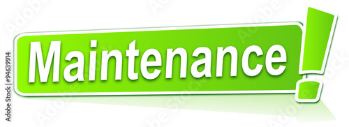 maintenance sur étiquette verte