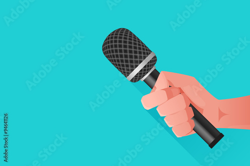 Microphone & Hand