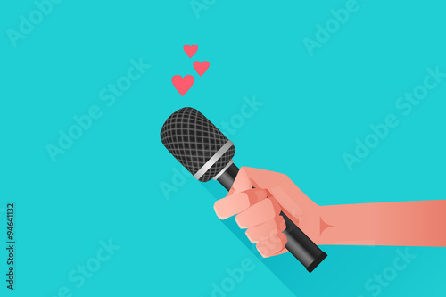Microphone & Hand