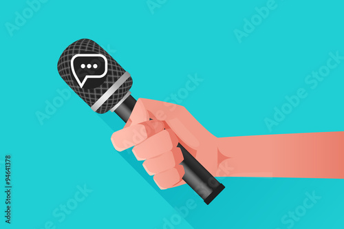 Microphone & Hand