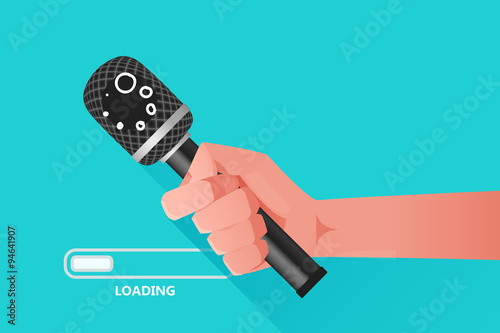 Microphone & Hand