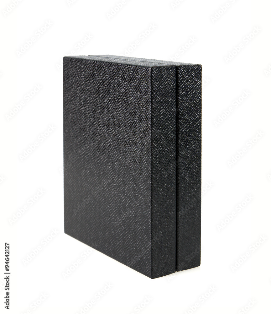 Fototapeta premium black box isolated on white