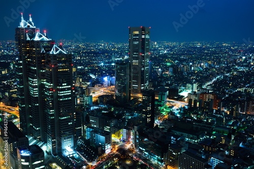 Wallpaper Mural 大都会東京の夜景　新宿 Torontodigital.ca