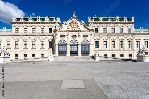 facade of Upper Belvedere Palace, Vienna
