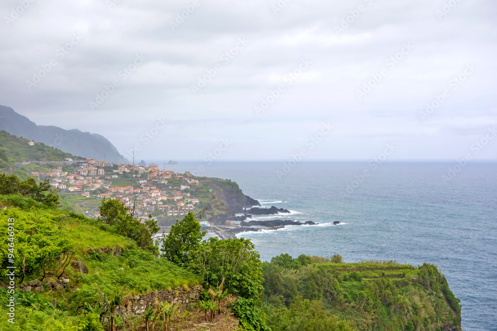 Near Seixal, Island Madeira - wild north coast